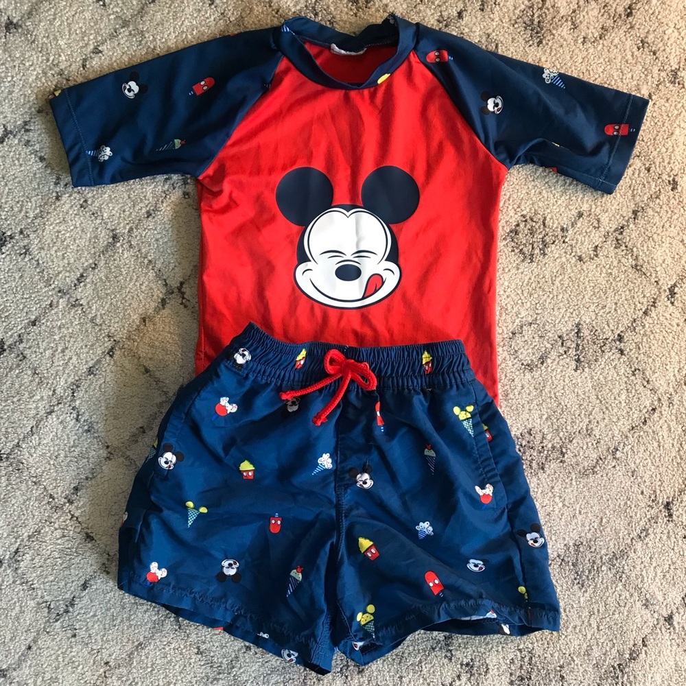 Disney Mickey Mouse Summer Swim 2 Piece Set